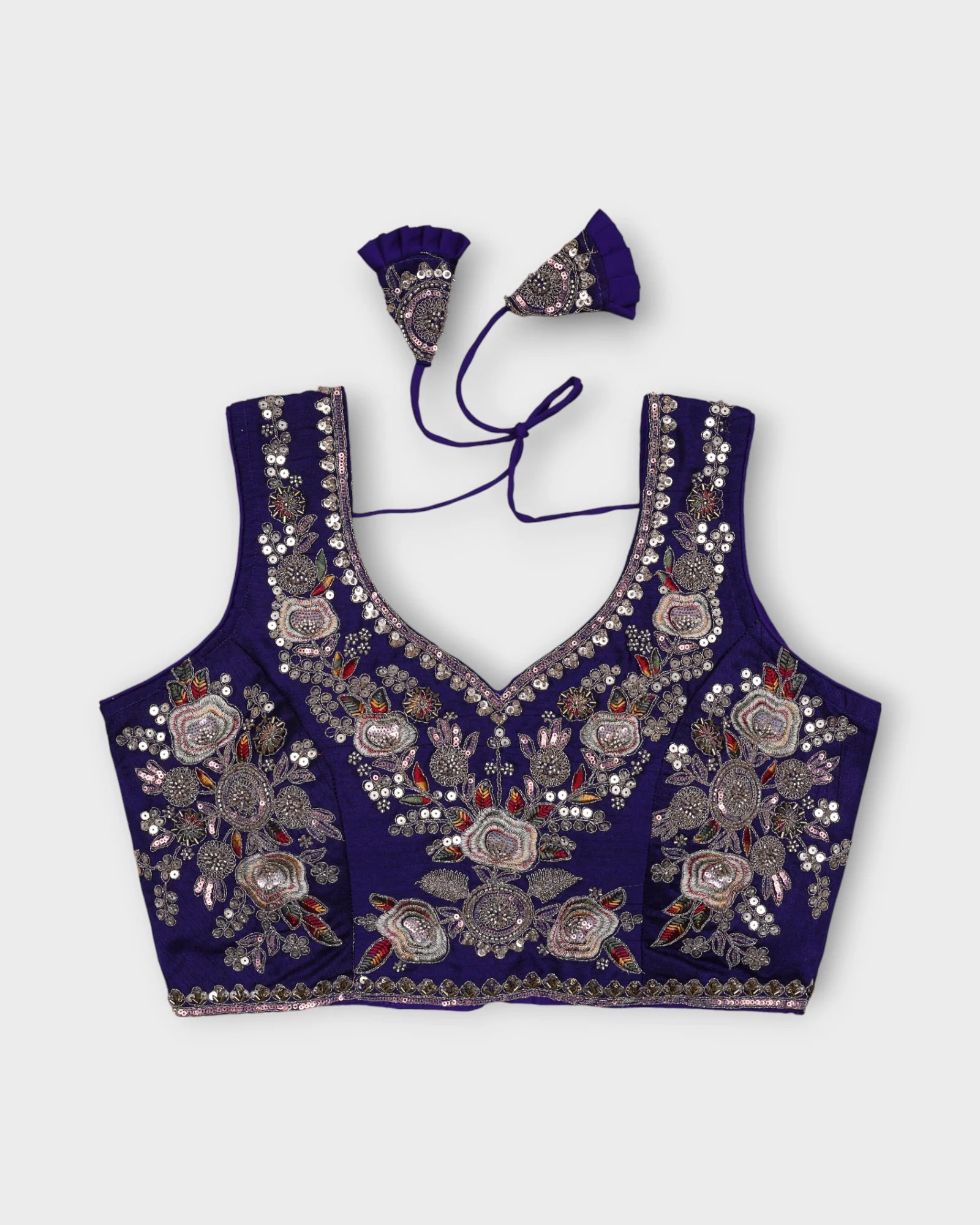Luxe Silk Readymade Blouse