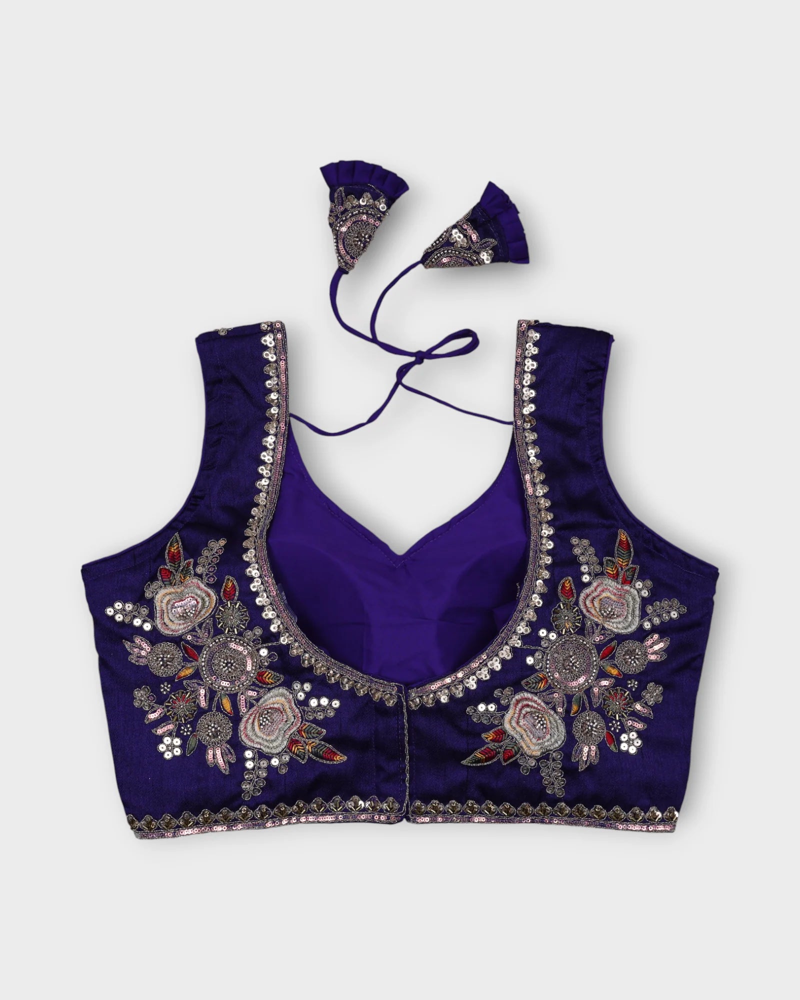 Luxe Silk Readymade Blouse