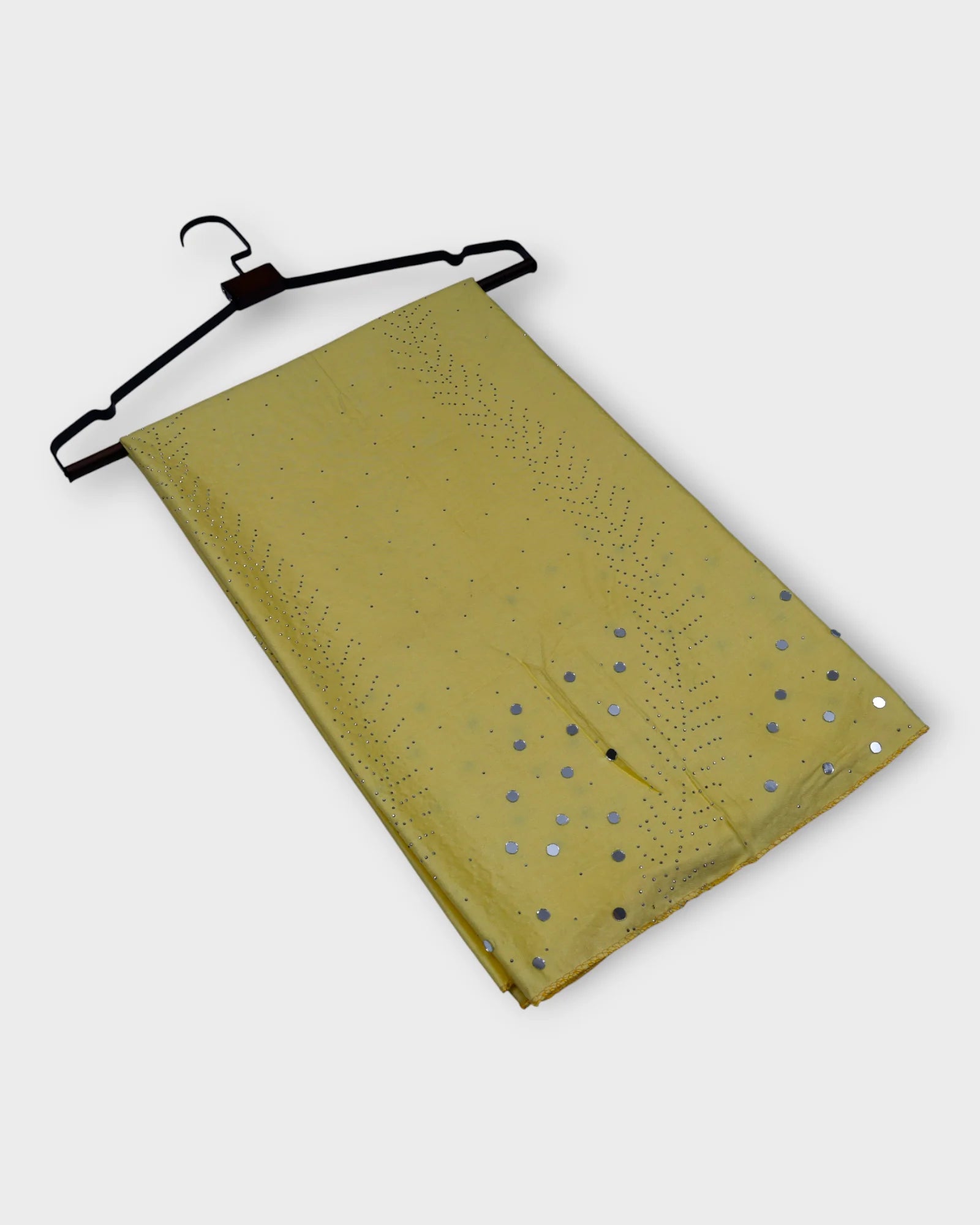Radiant Silk Dupatta with Dazzling Mirrors