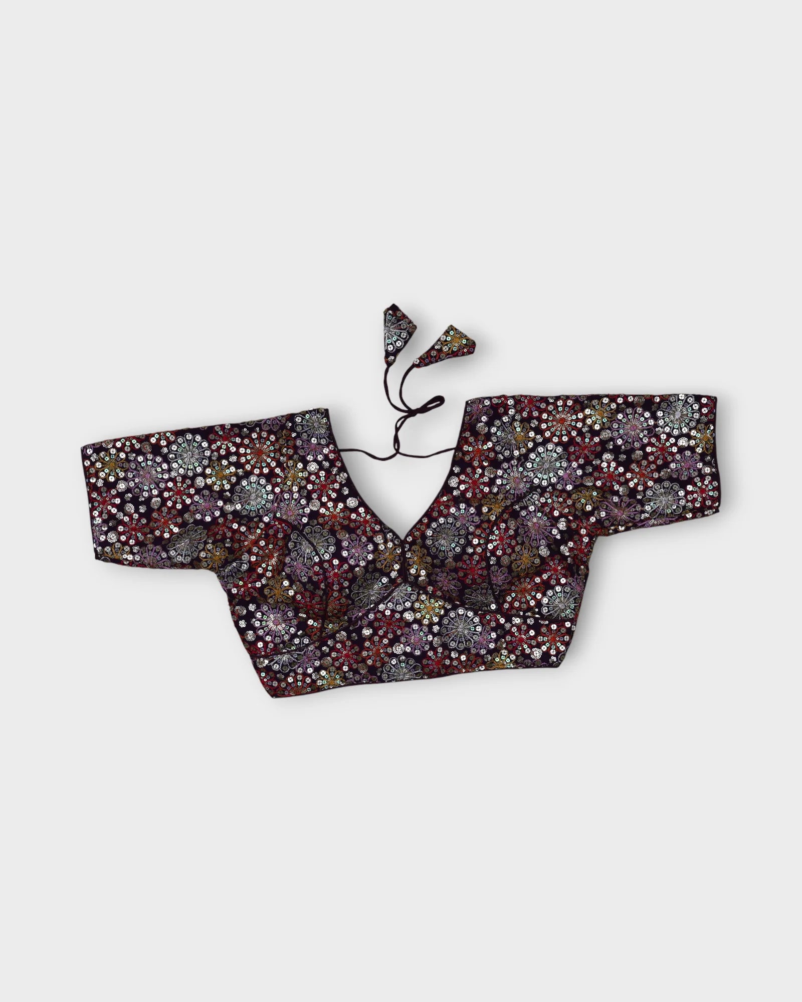 V Neck Georgette Readymade Blouse