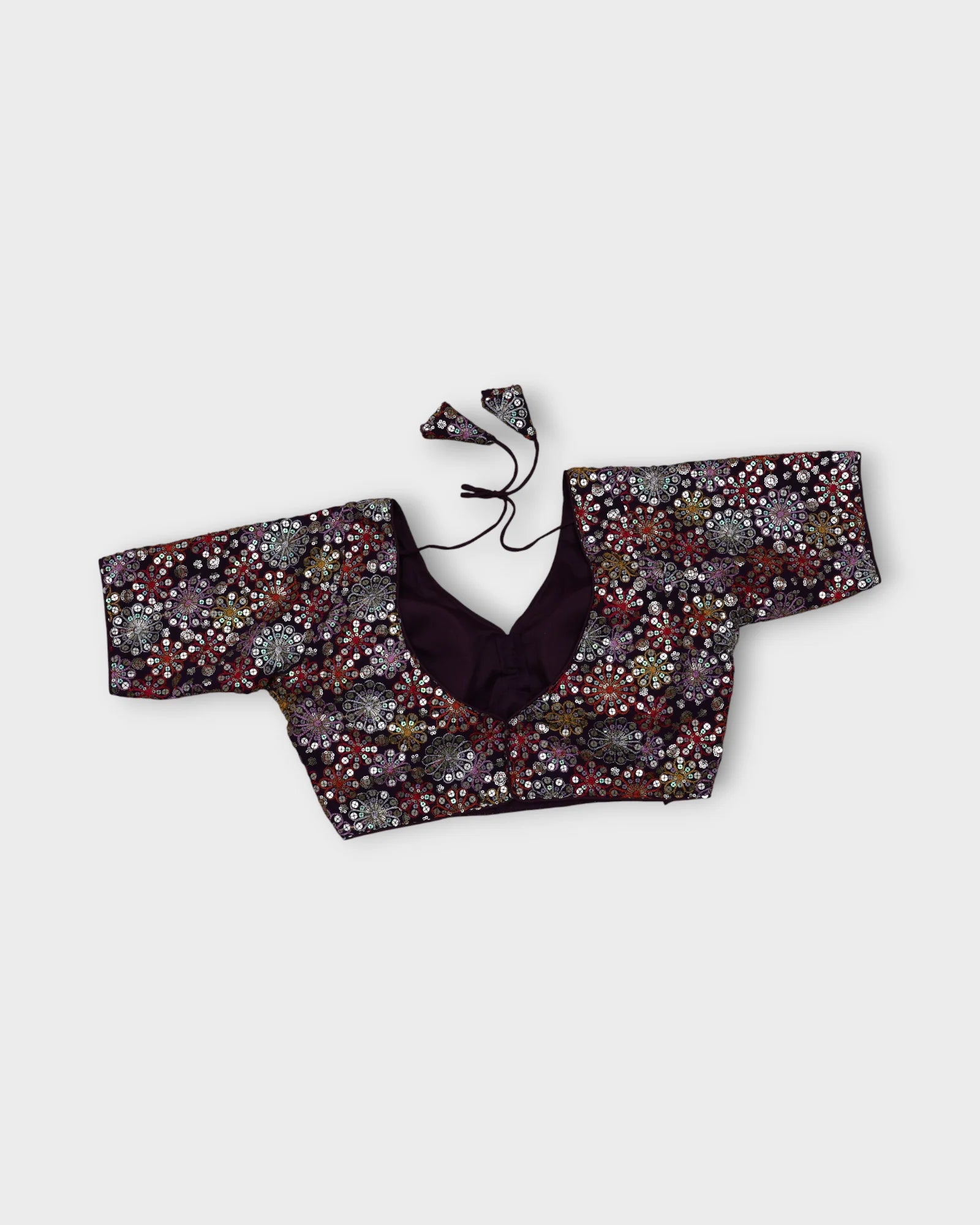 V Neck Georgette Readymade Blouse