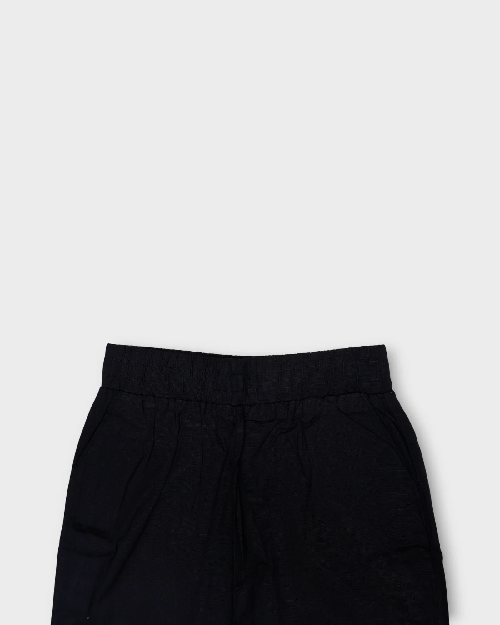 Black Cotton Comfortable Fit Ethnic Pants