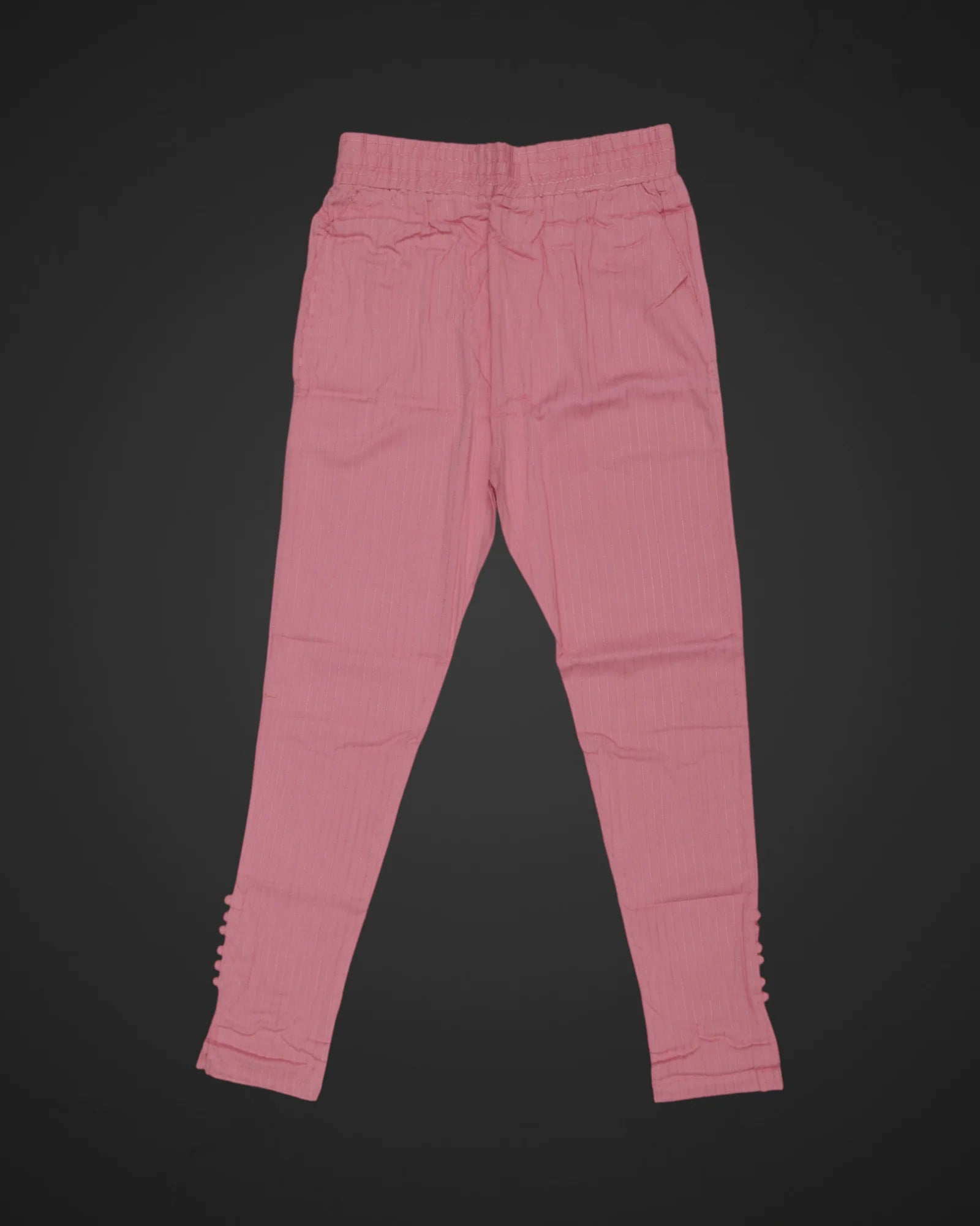 Baby Pink Cotton Pants