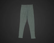 Mint Green Cotton Straight Pants