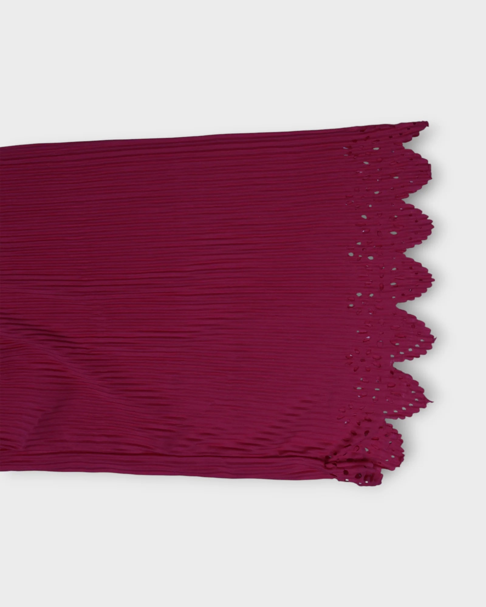 Dark Pink Cotton Flared Palazzo Pants