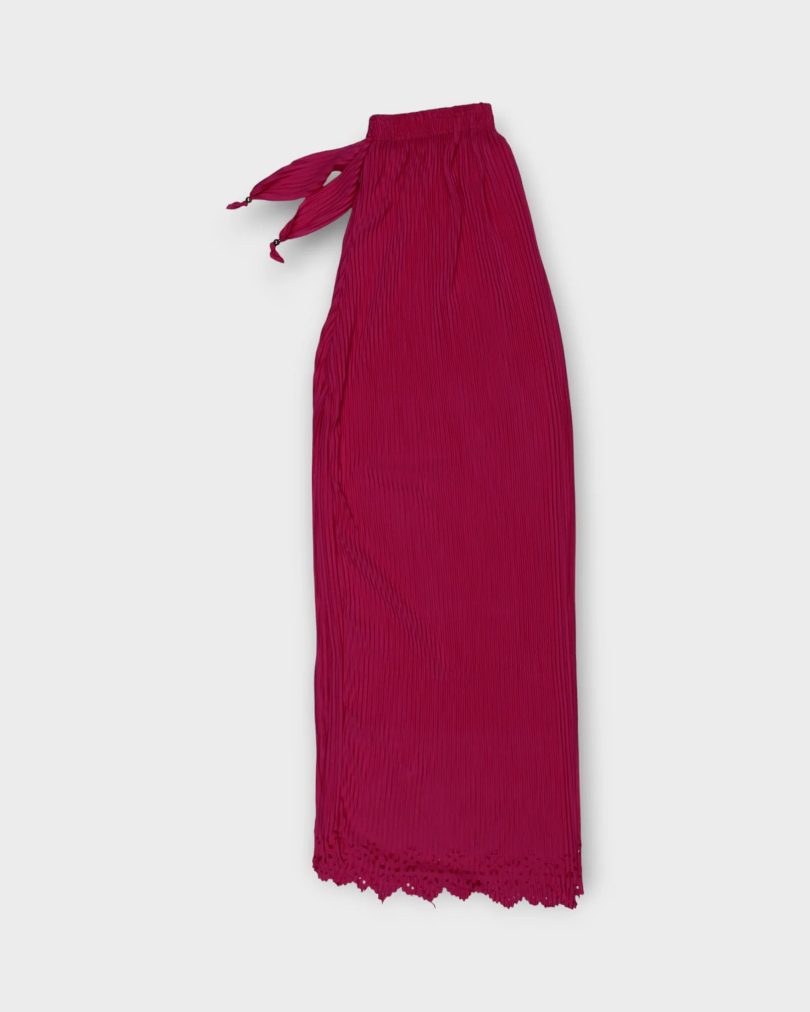 Pink Cotton Printed Palazzo Pants