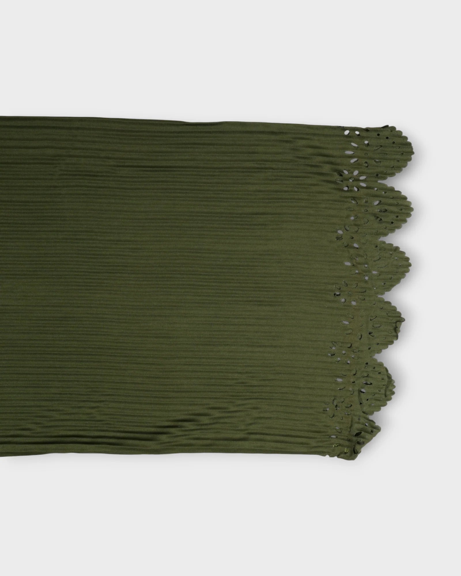 Mehendi Green Cotton Flared Palazzo Pants