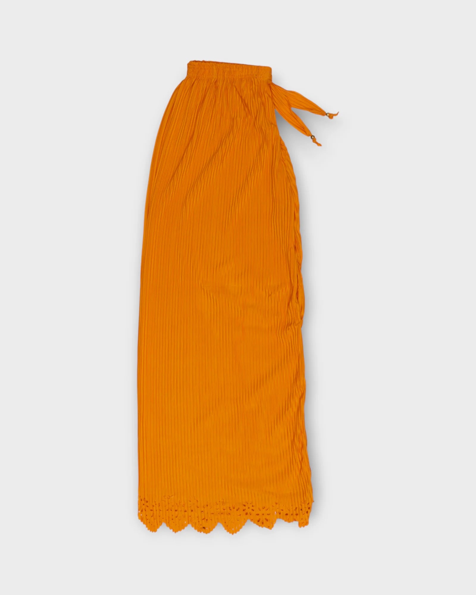 Mustard Cotton Comfortable Fit Palazzo Pants
