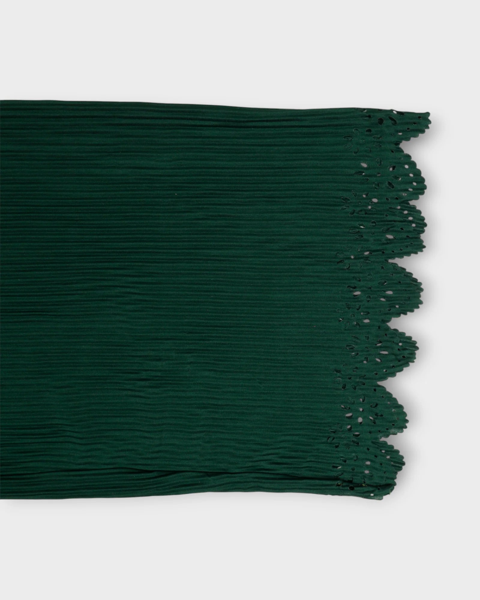 Bottle Green Cotton Flared Palazzo Pants