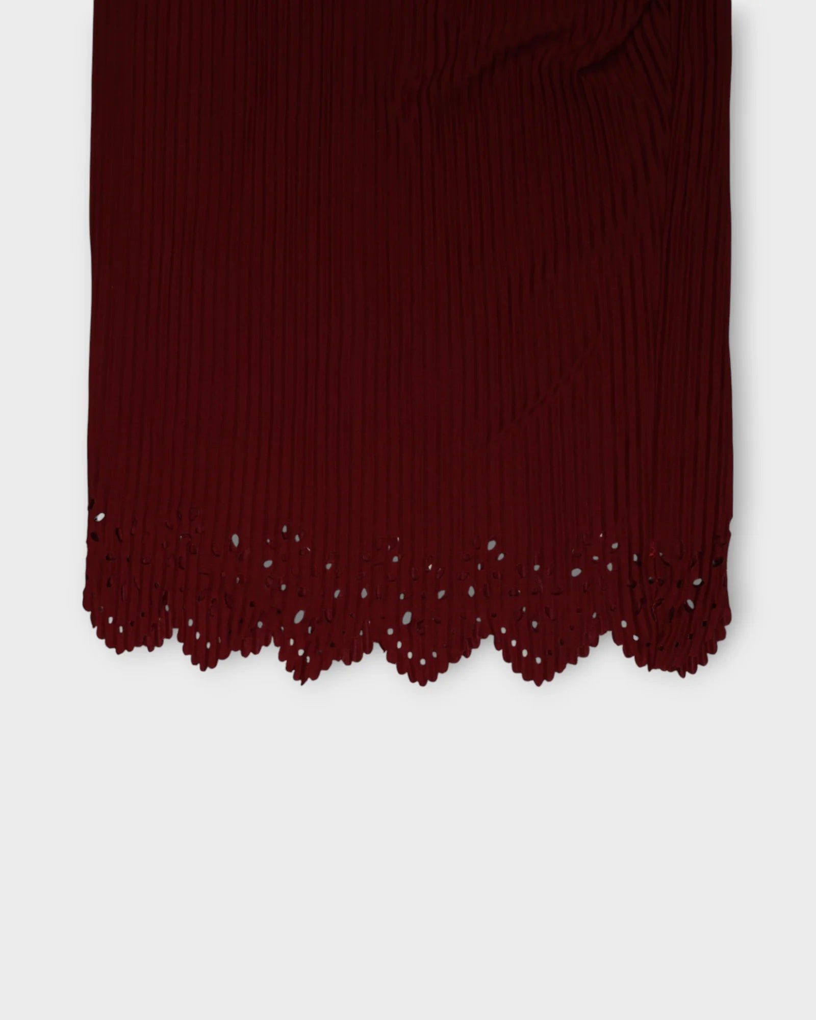 Mehroon Cotton Flared Palazzo Pants