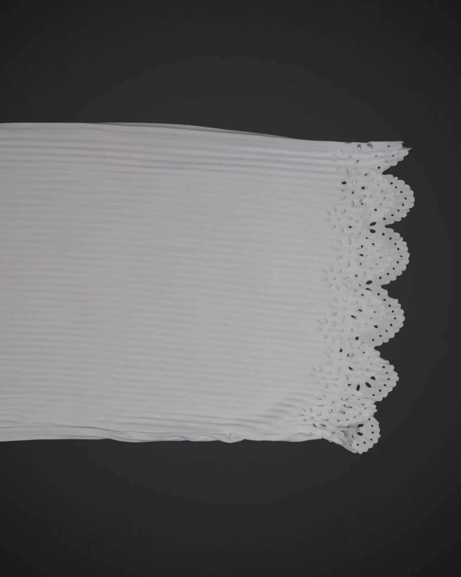 White Cotton Flared Palazzo Pants