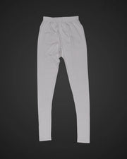 White Lycra Cotton Leggings