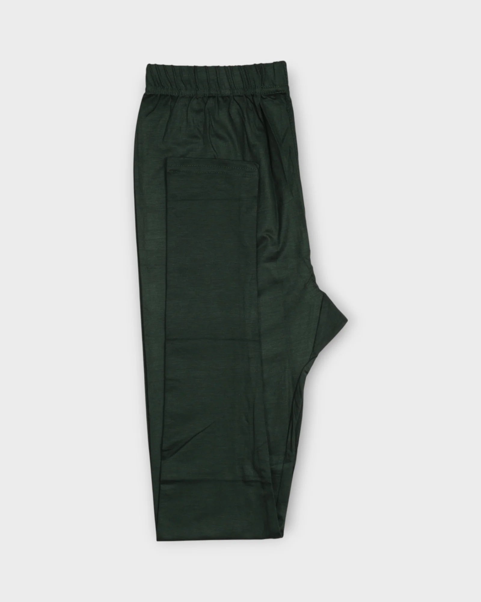 Bottle Green Cotton Lycra Leggings