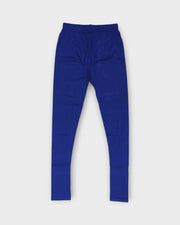 Ink Blue Lycra Cotton Leggings