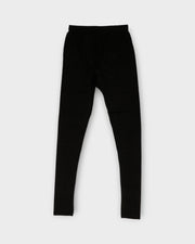 Black Lycra Cotton Ethnic Leggings
