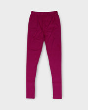 Vibrant Pink Lycra Cotton Leggings