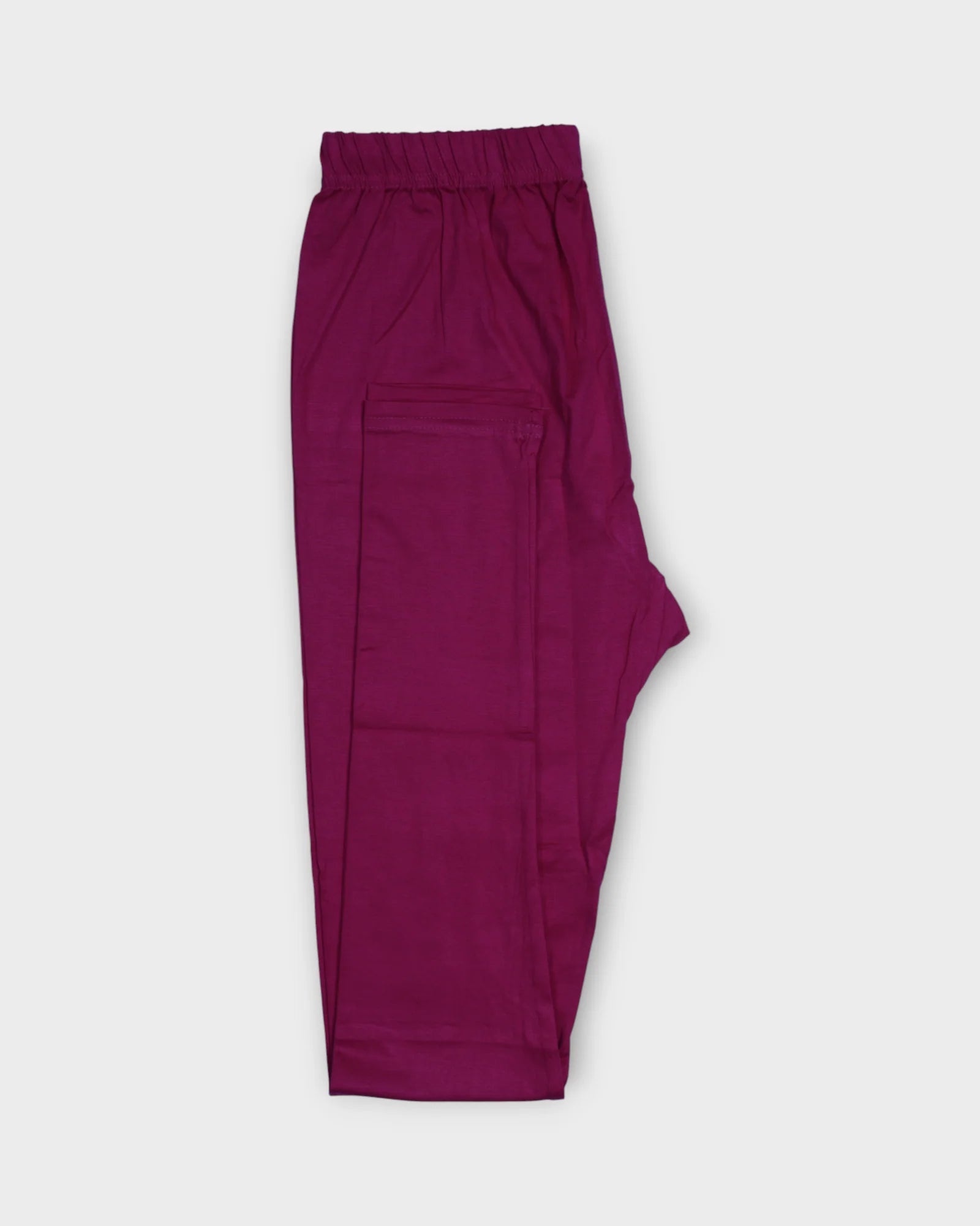 Vibrant Pink Lycra Cotton Leggings
