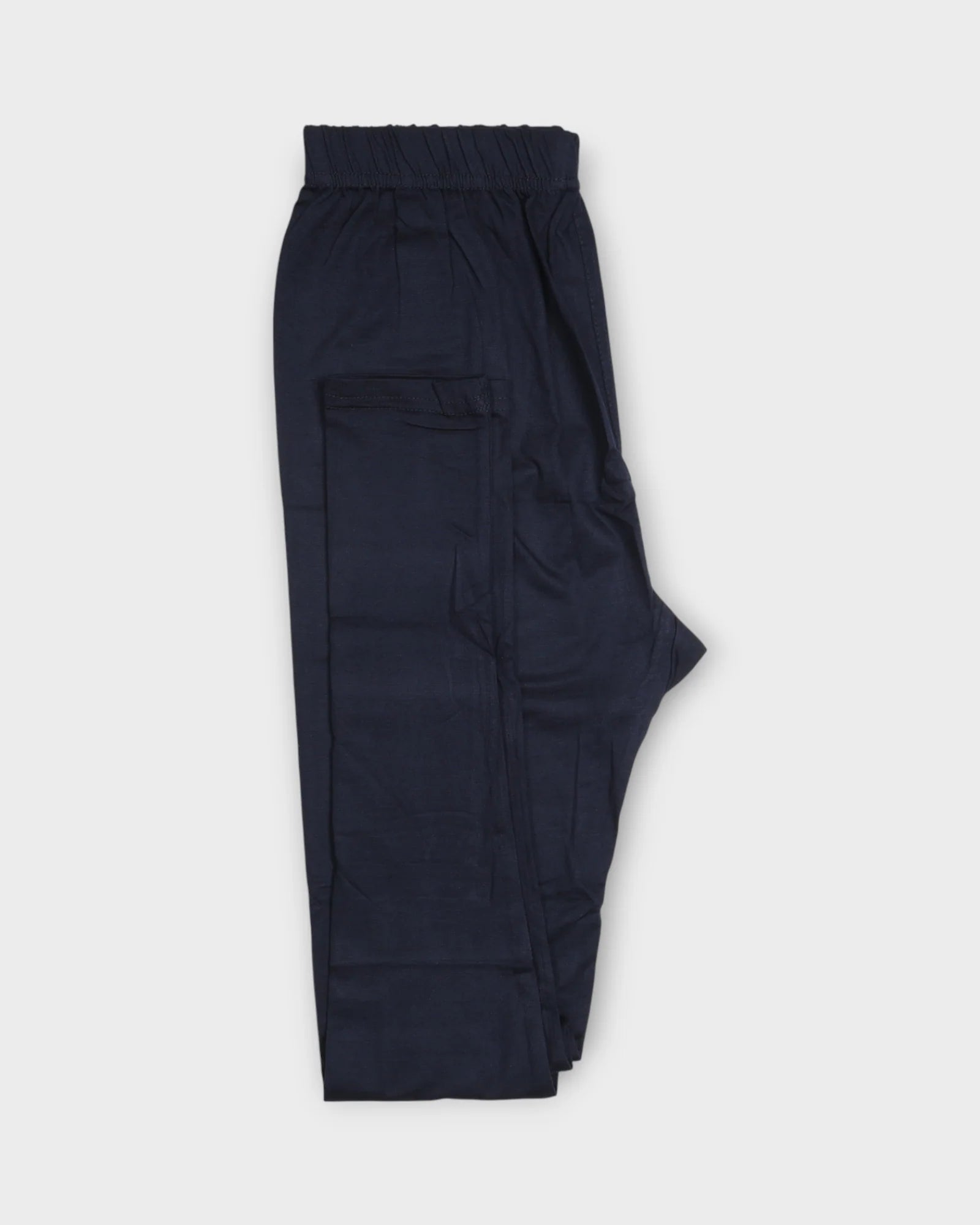 Navy Blue Lycra Cotton Leggings