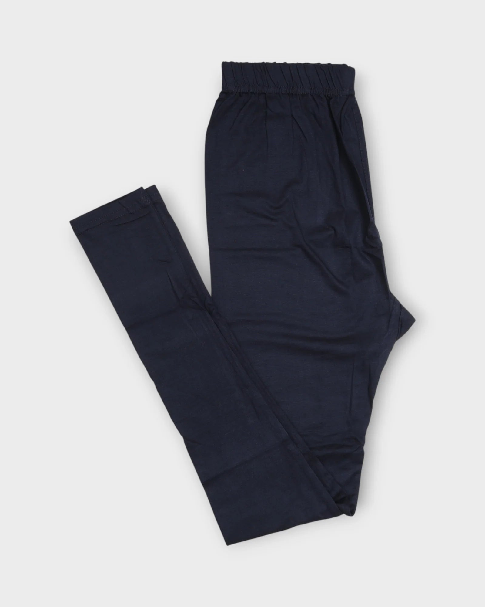 Navy Blue Lycra Cotton Leggings