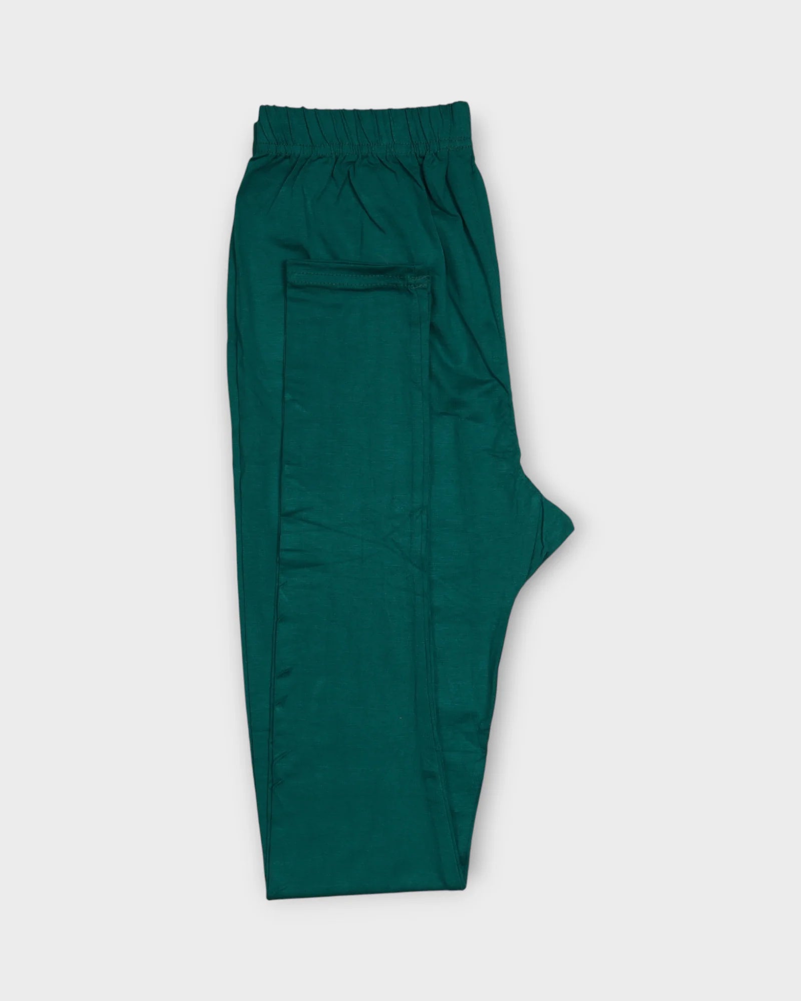 Rama Green Cotton Leggings With Stylish Fit