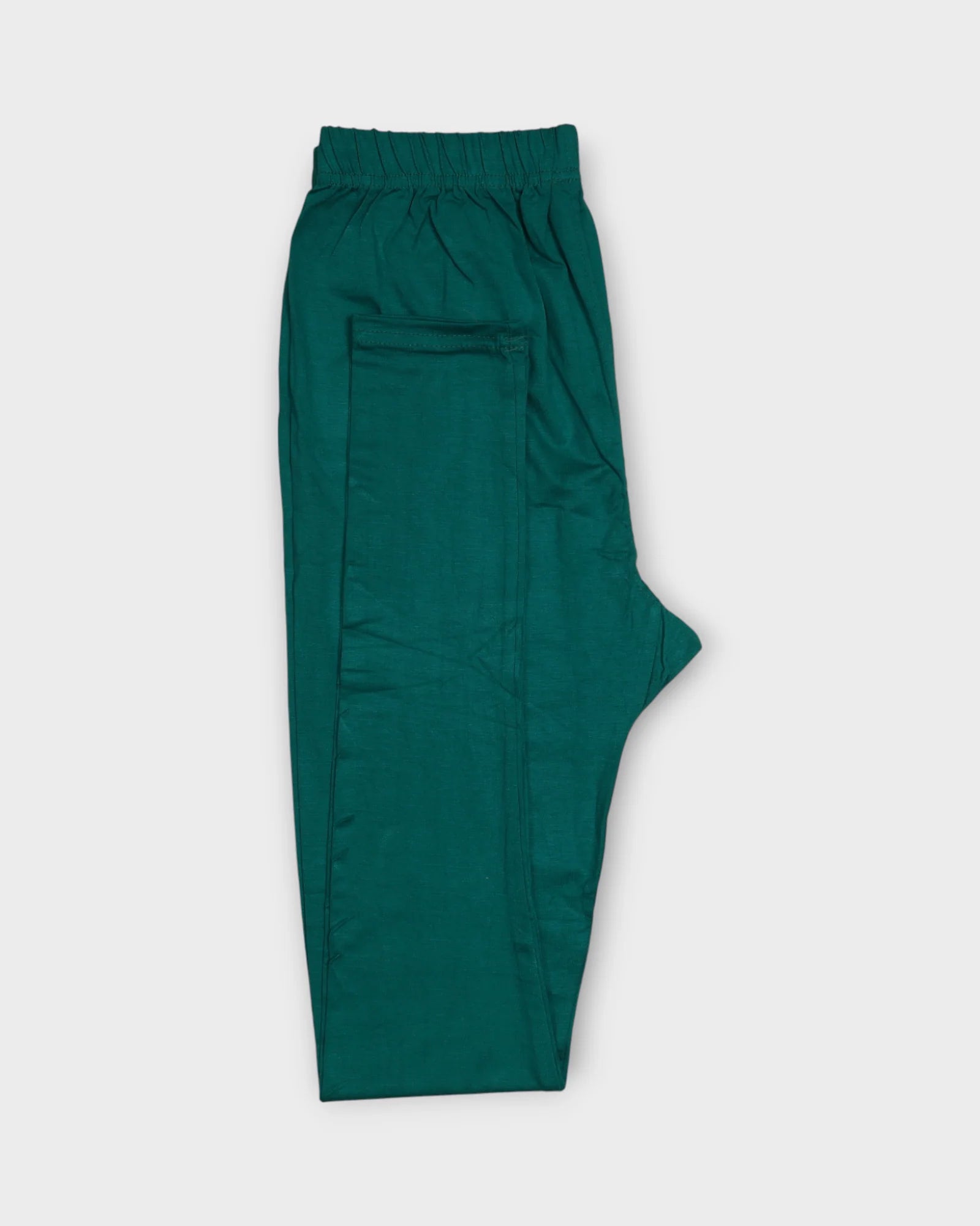 Rama Green Cotton Leggings With Stylish Fit