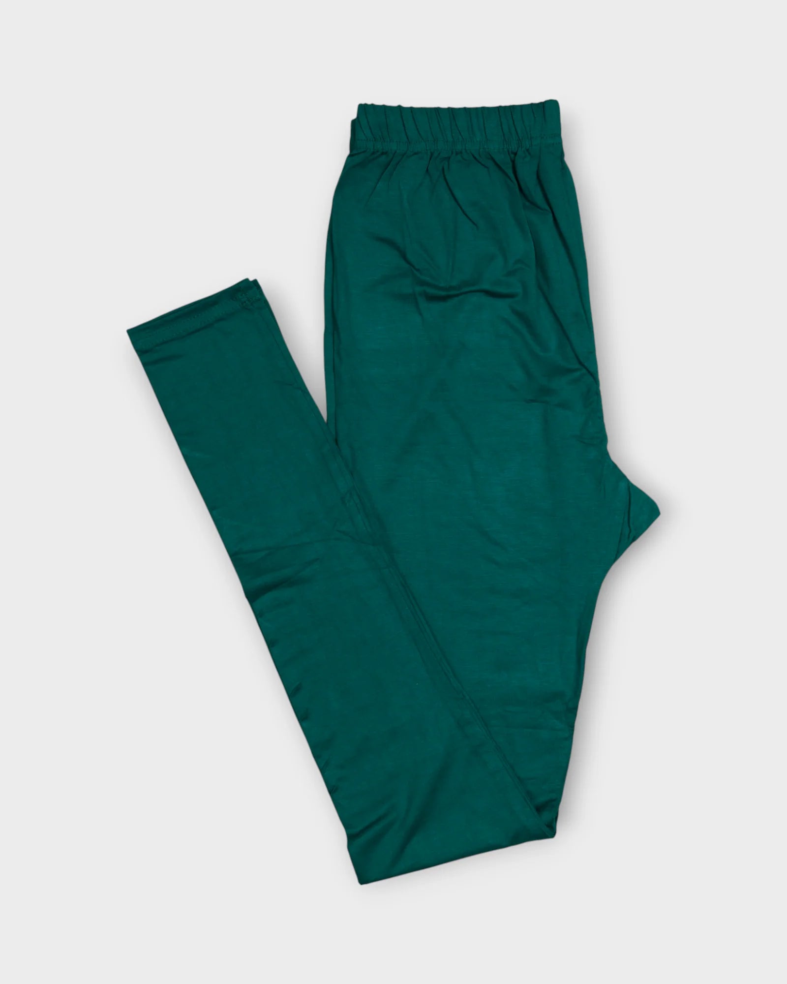 Rama Green Cotton Leggings With Stylish Fit