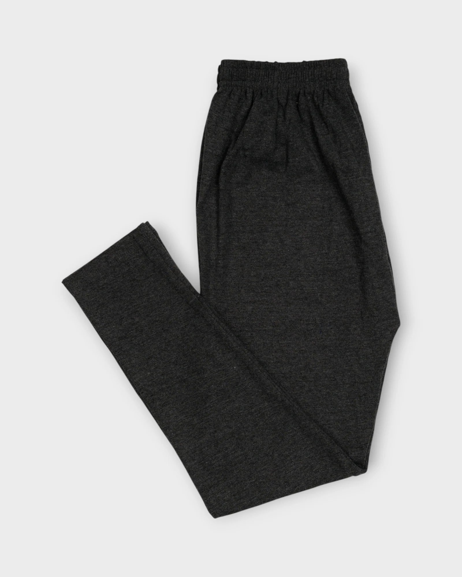 Grey Lycra Cotton Leggings With Ethnic Flair