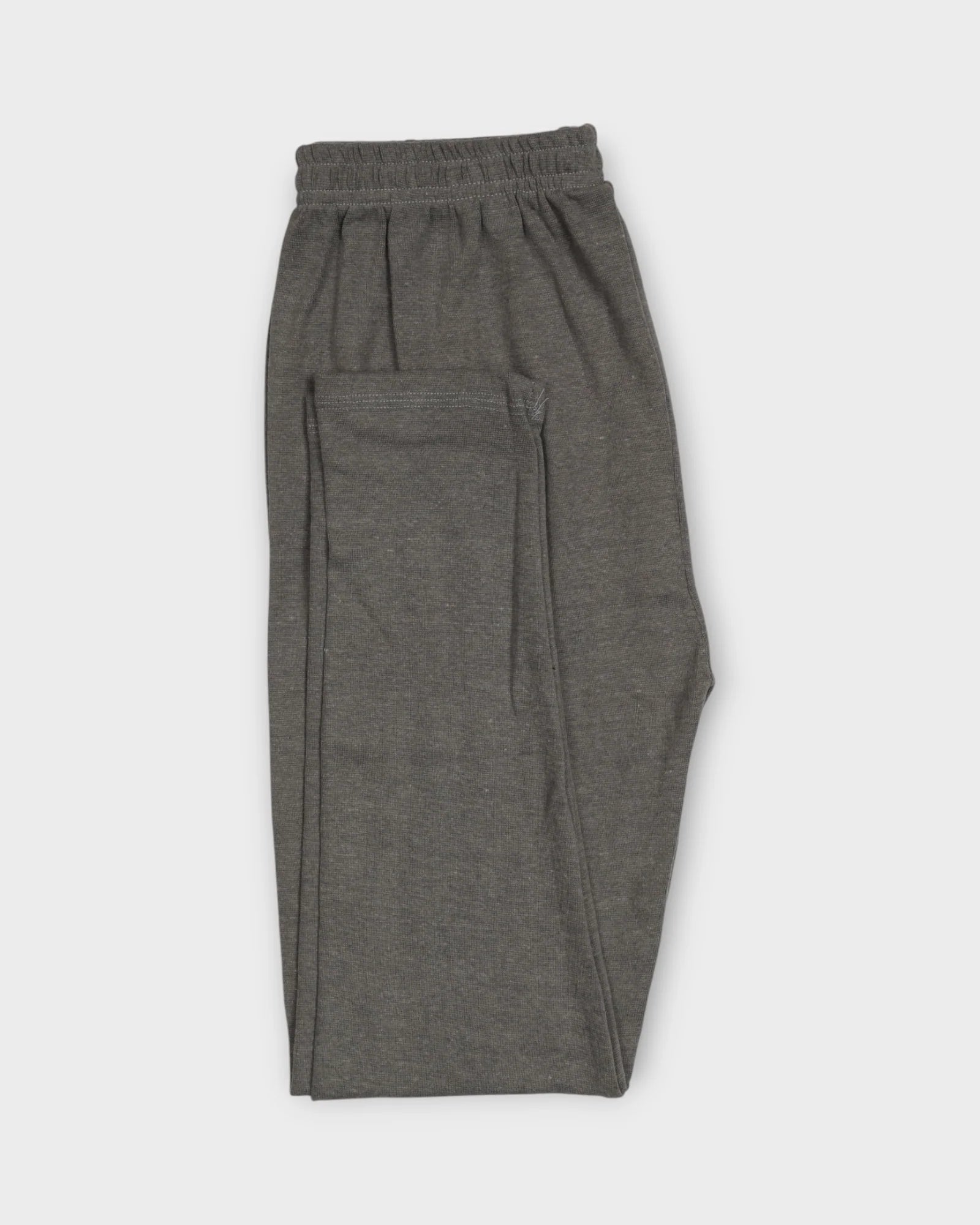 Light Grey Lycra Cotton Ankle Leggings