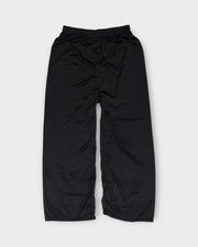Black Cotton Wide Leg Palazzos