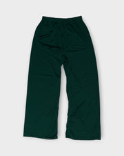 Dark Green Cotton Wide Leg Palazzos