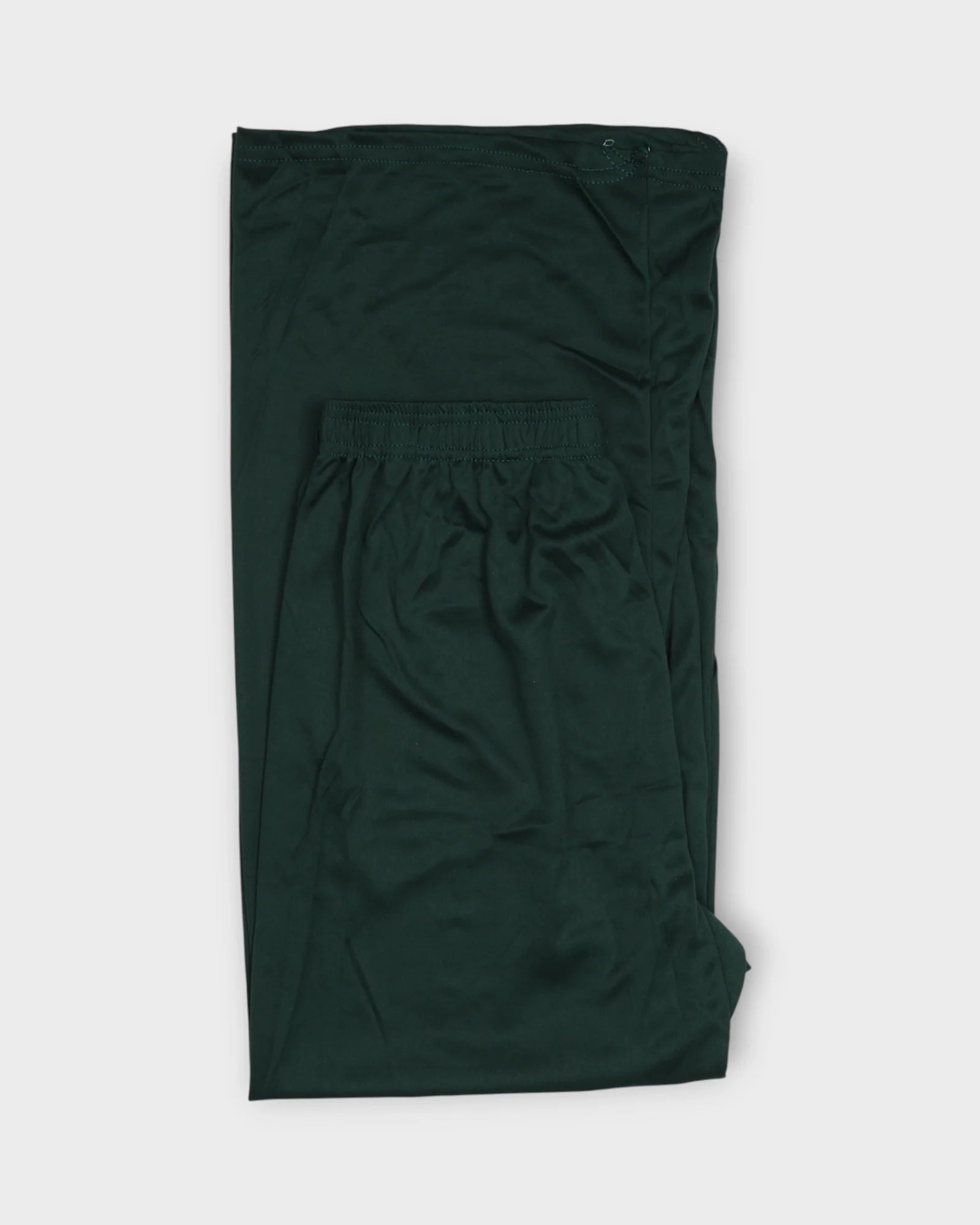 Dark Green Cotton Wide Leg Palazzos