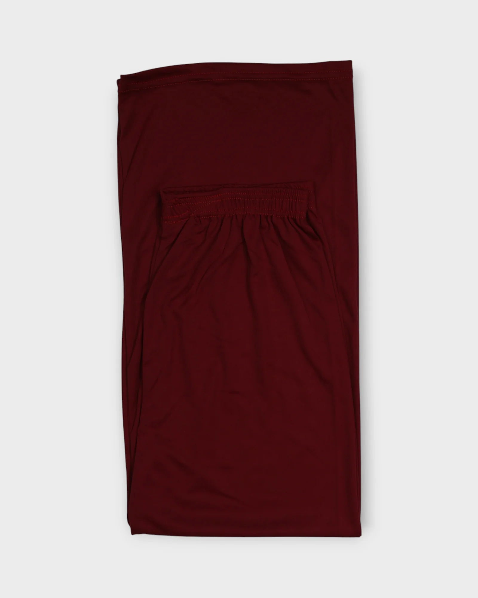 Maroon Cotton Flared Palazzos