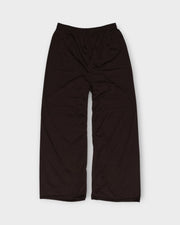 Dark Brown Cotton Wide Leg Palazzos