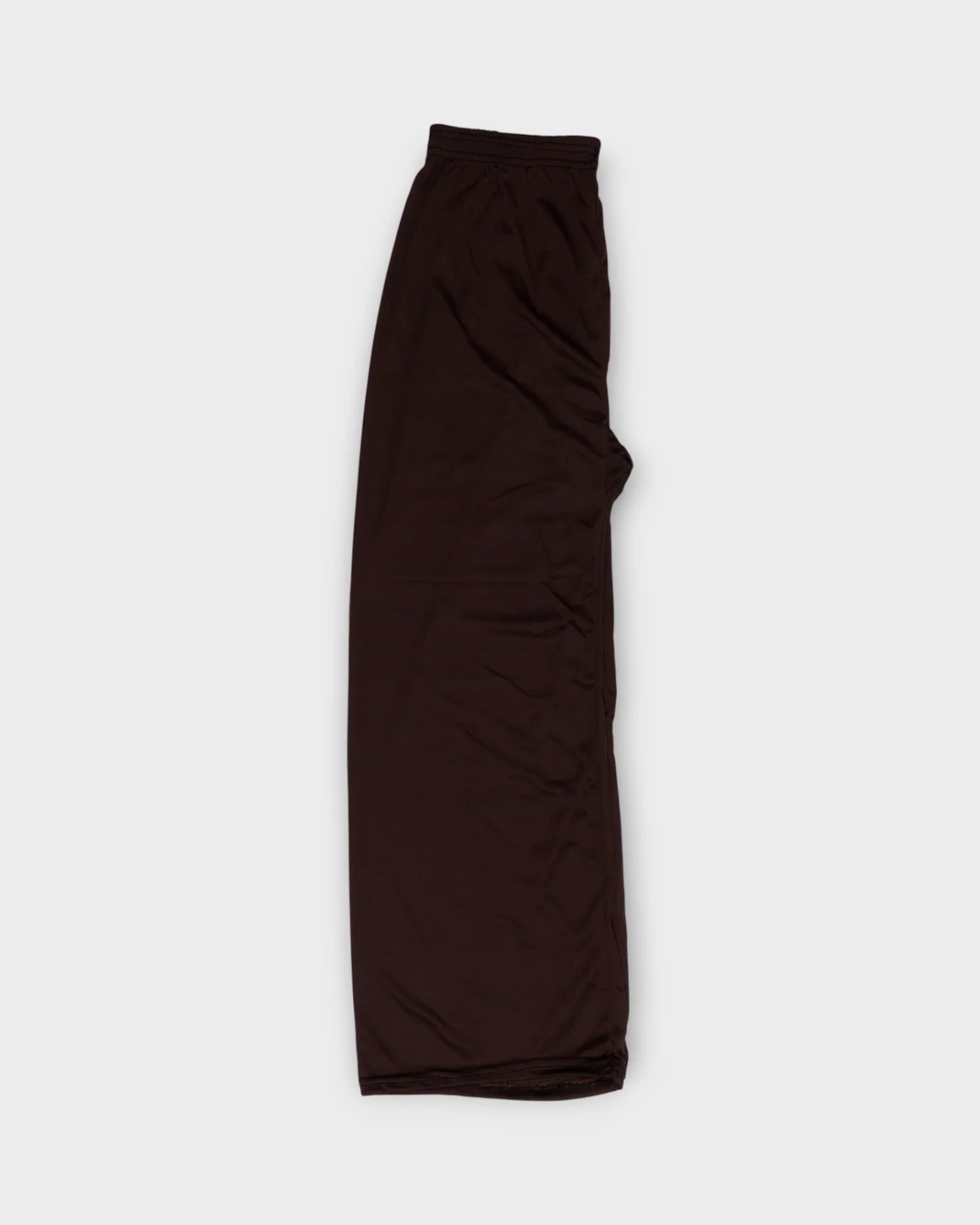 Dark Brown Cotton Wide Leg Palazzos