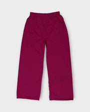 Dark Pink Cotton Wide Leg Palazzos