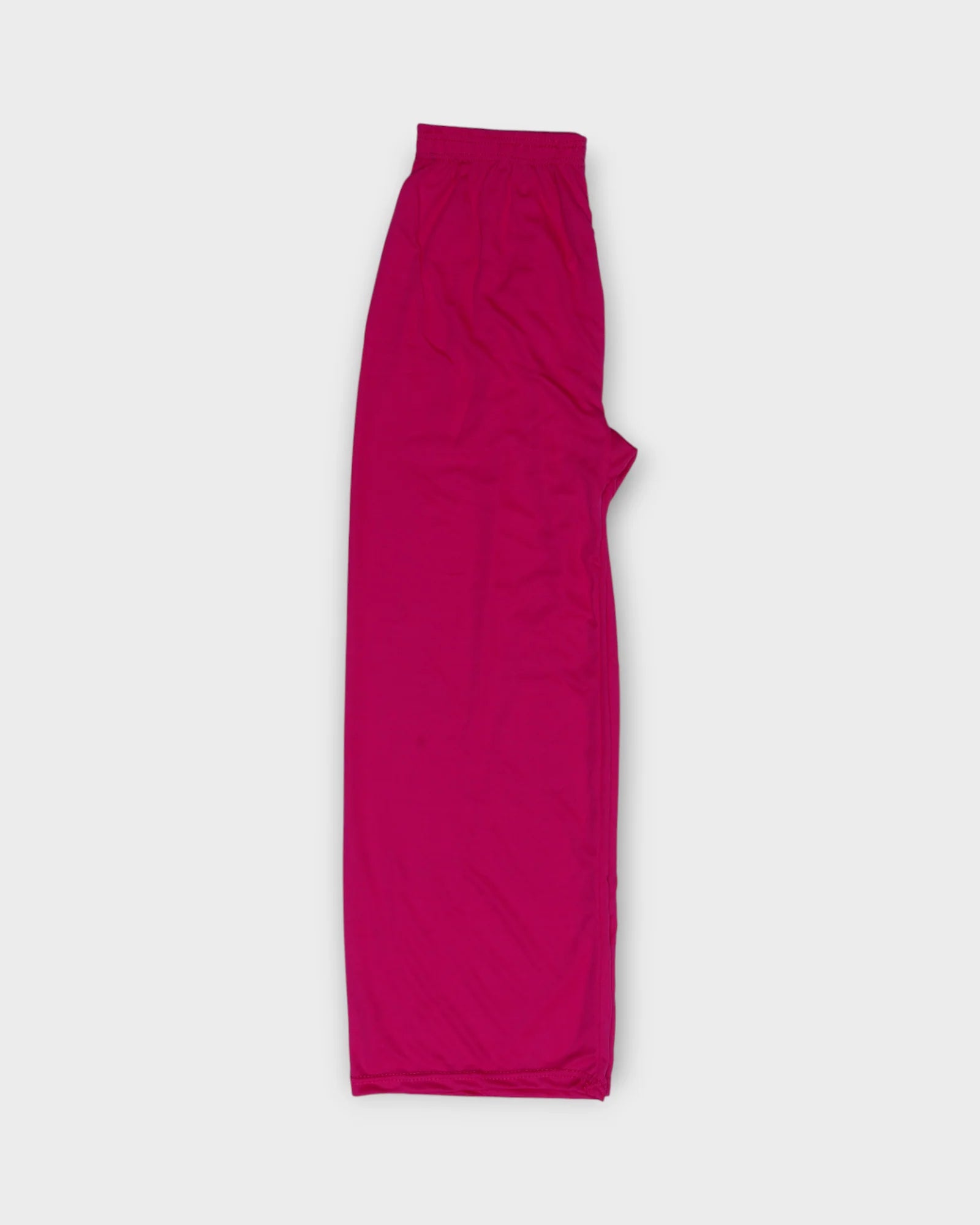Dark Pink Cotton Wide Leg Palazzos