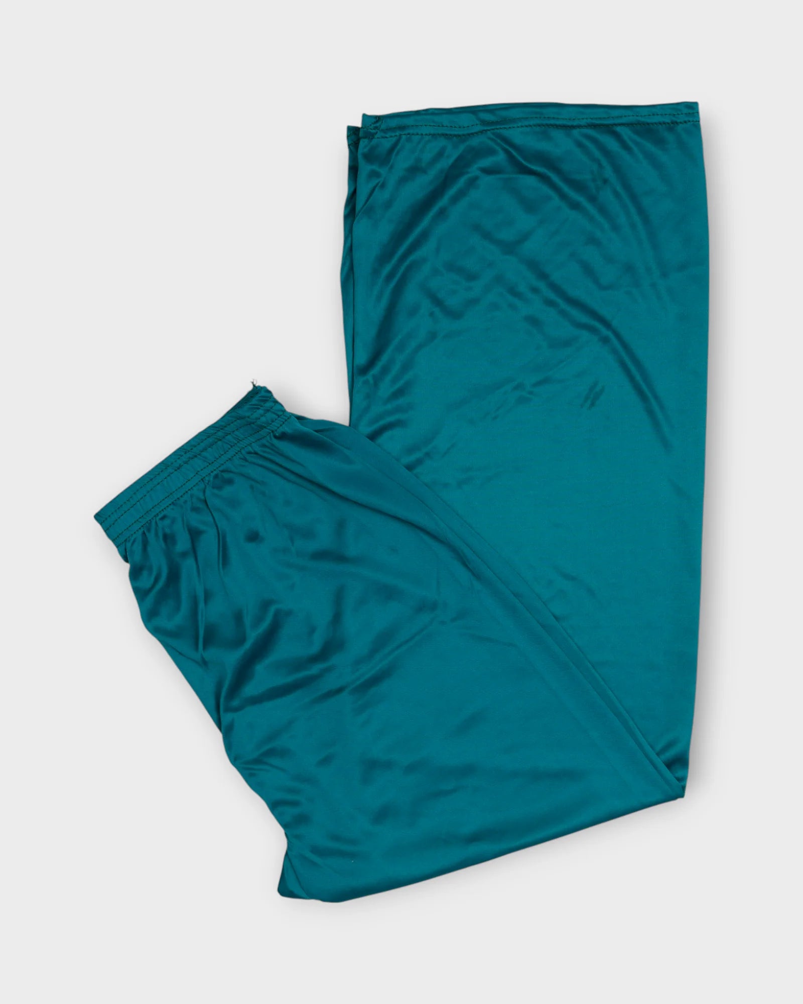 Green Cotton Wide Leg Palazzos