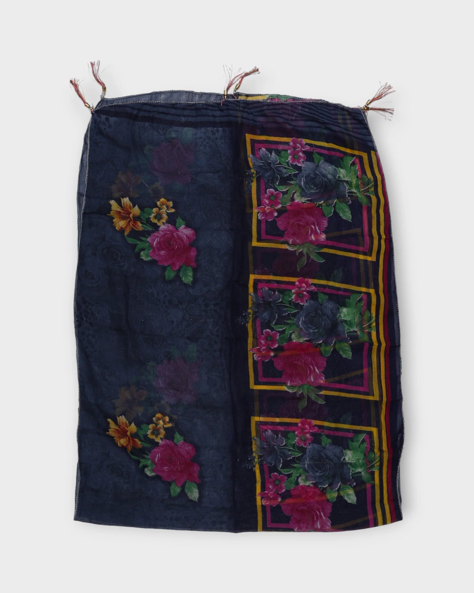 Charming Flower Print Scarf