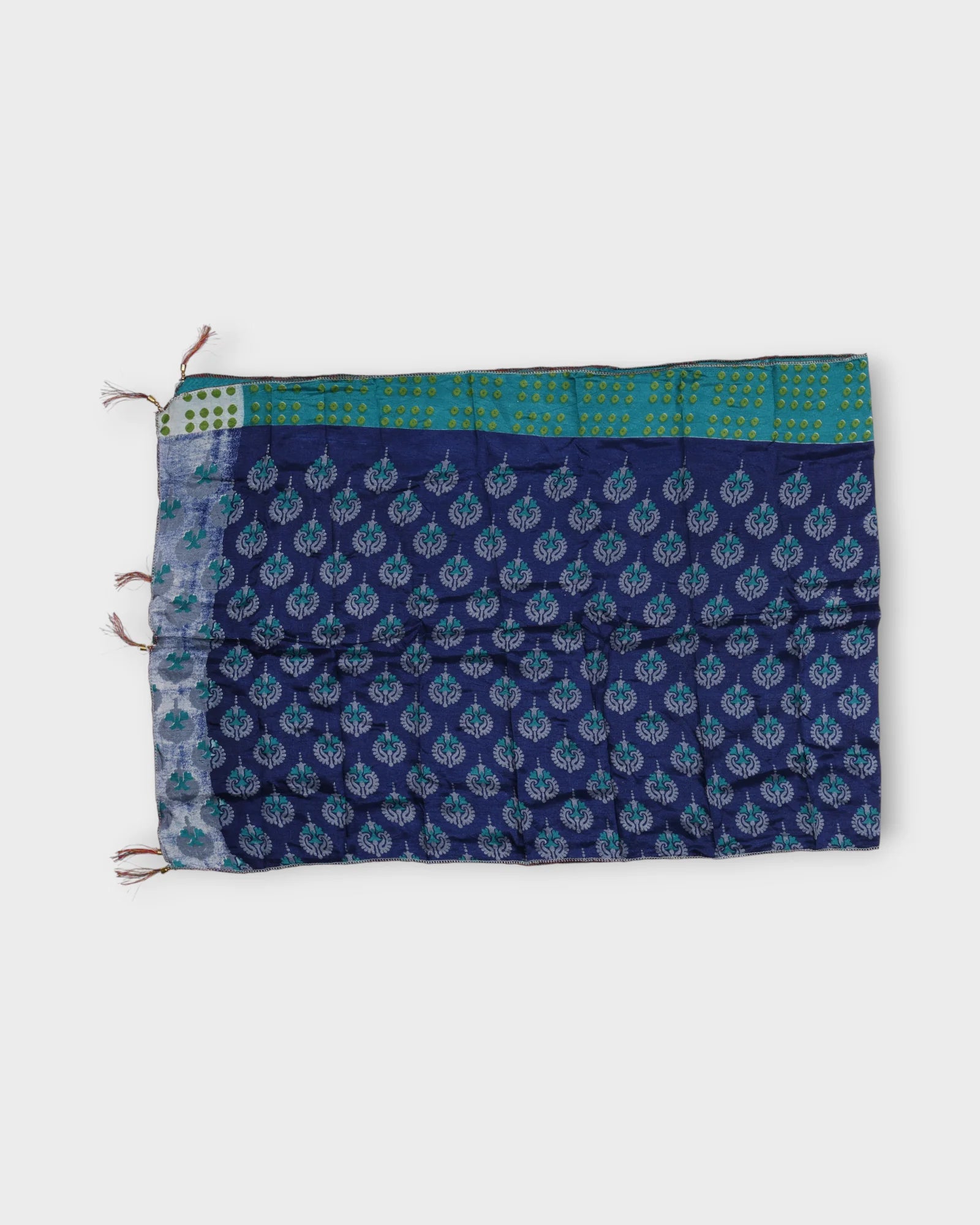 Silk Blend Ethnic Scarf
