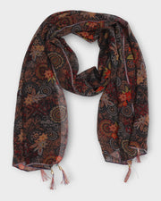 Stylish Autumn Flower Scarf