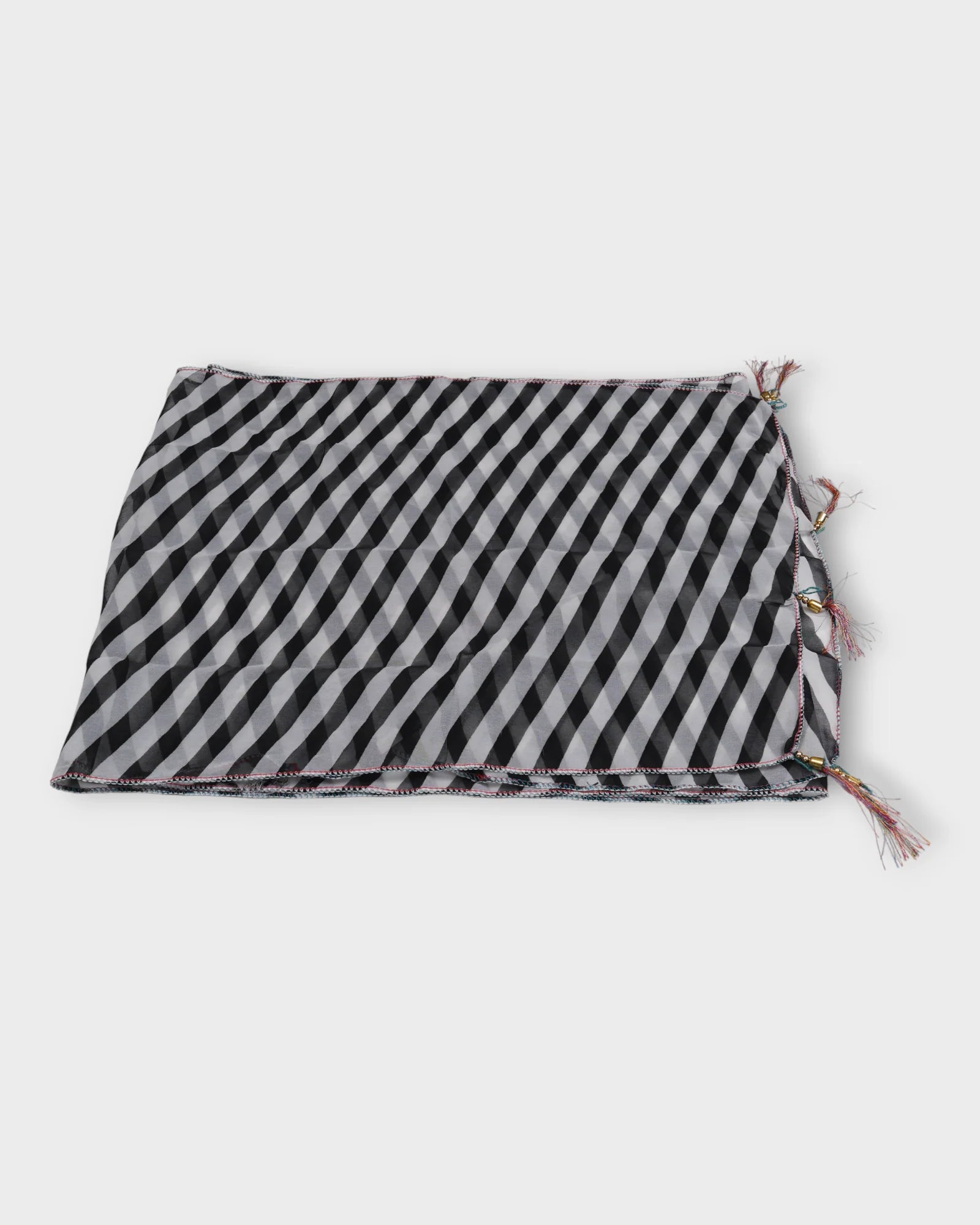Classic Black and White Scarf