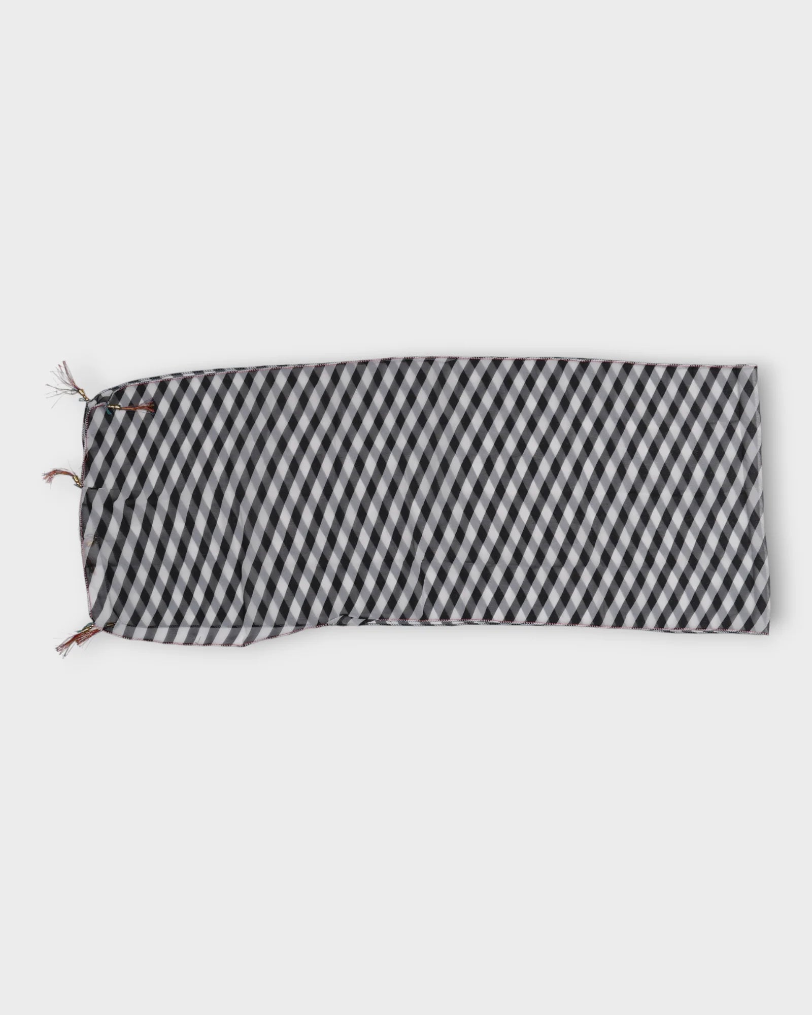 Classic Black and White Scarf