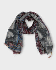 Versatile Striped Zari Scarf