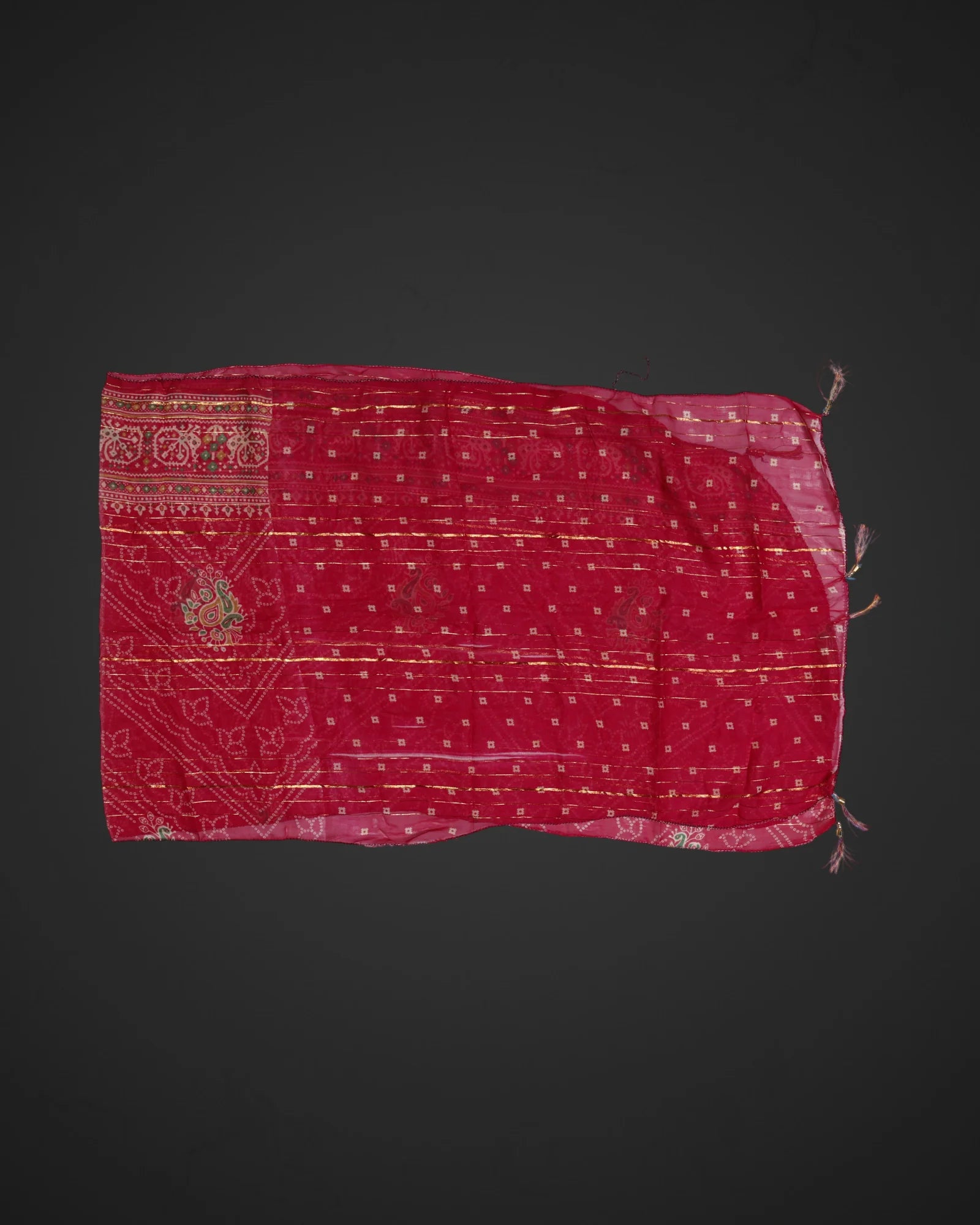 Fashionable Bandhani Print Scarf