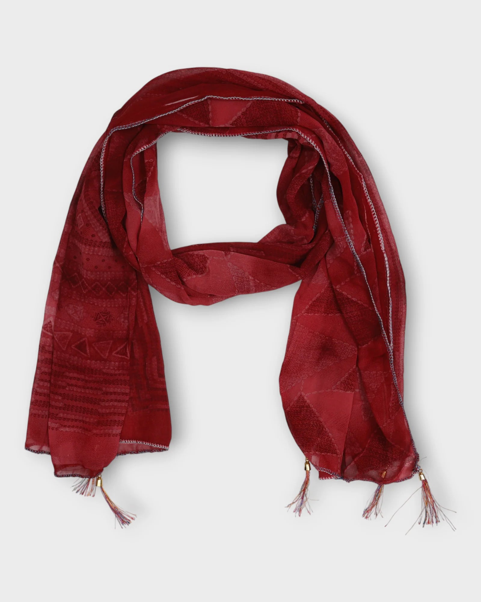 Trendy Geometric Vibrant Scarf