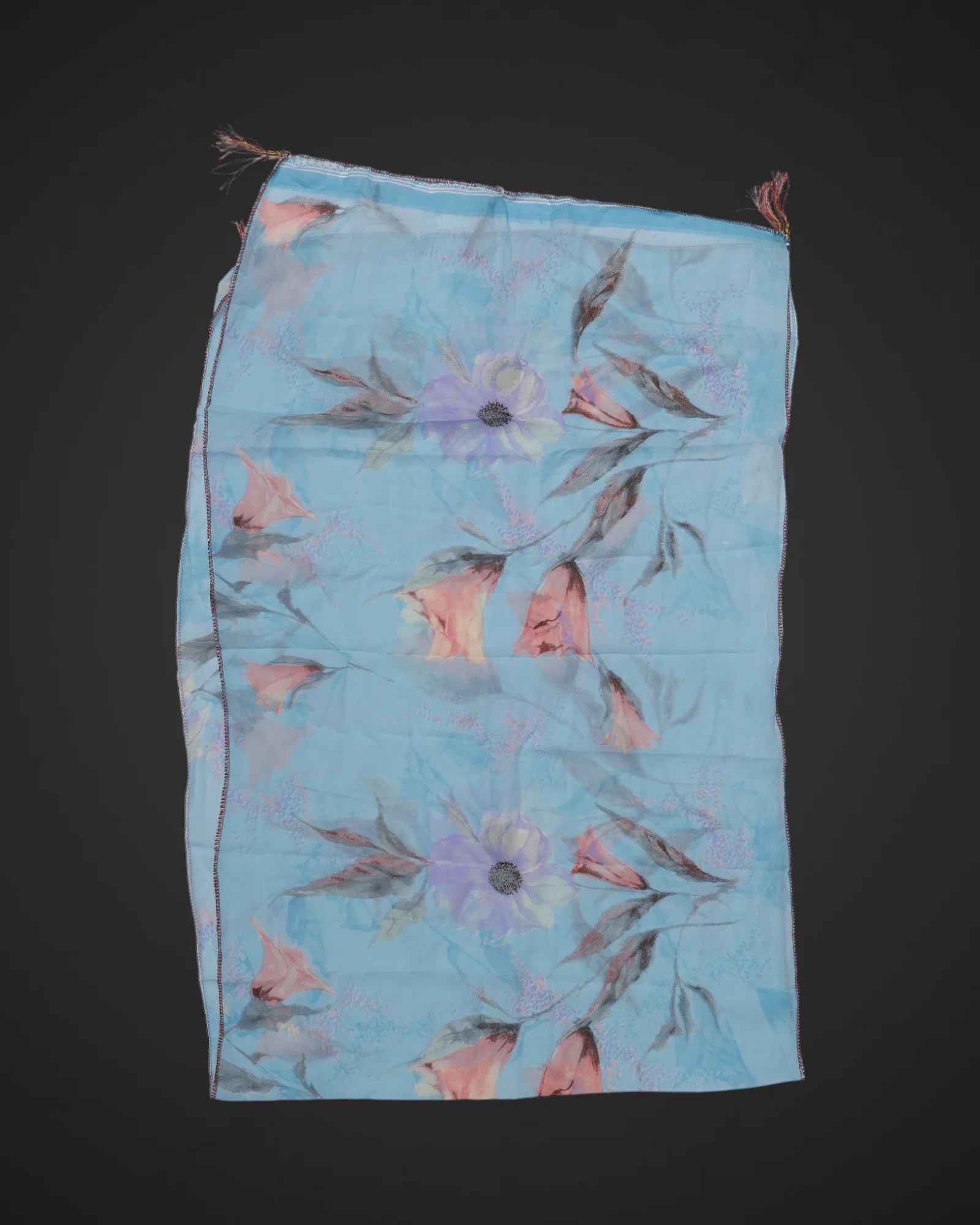 Charming Soft Floral Scarf