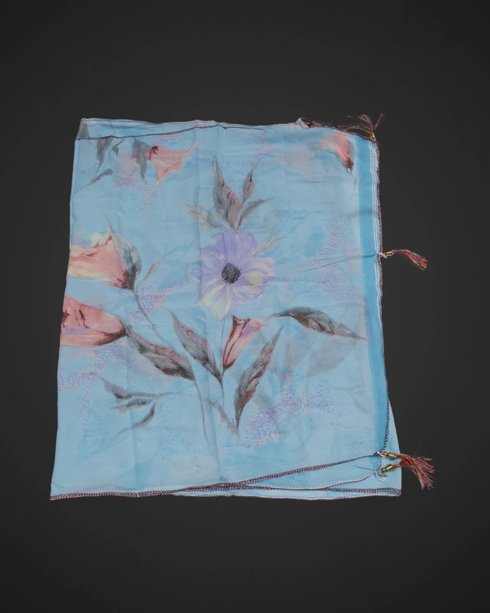 Charming Soft Floral Scarf