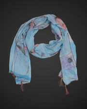 Charming Soft Floral Scarf