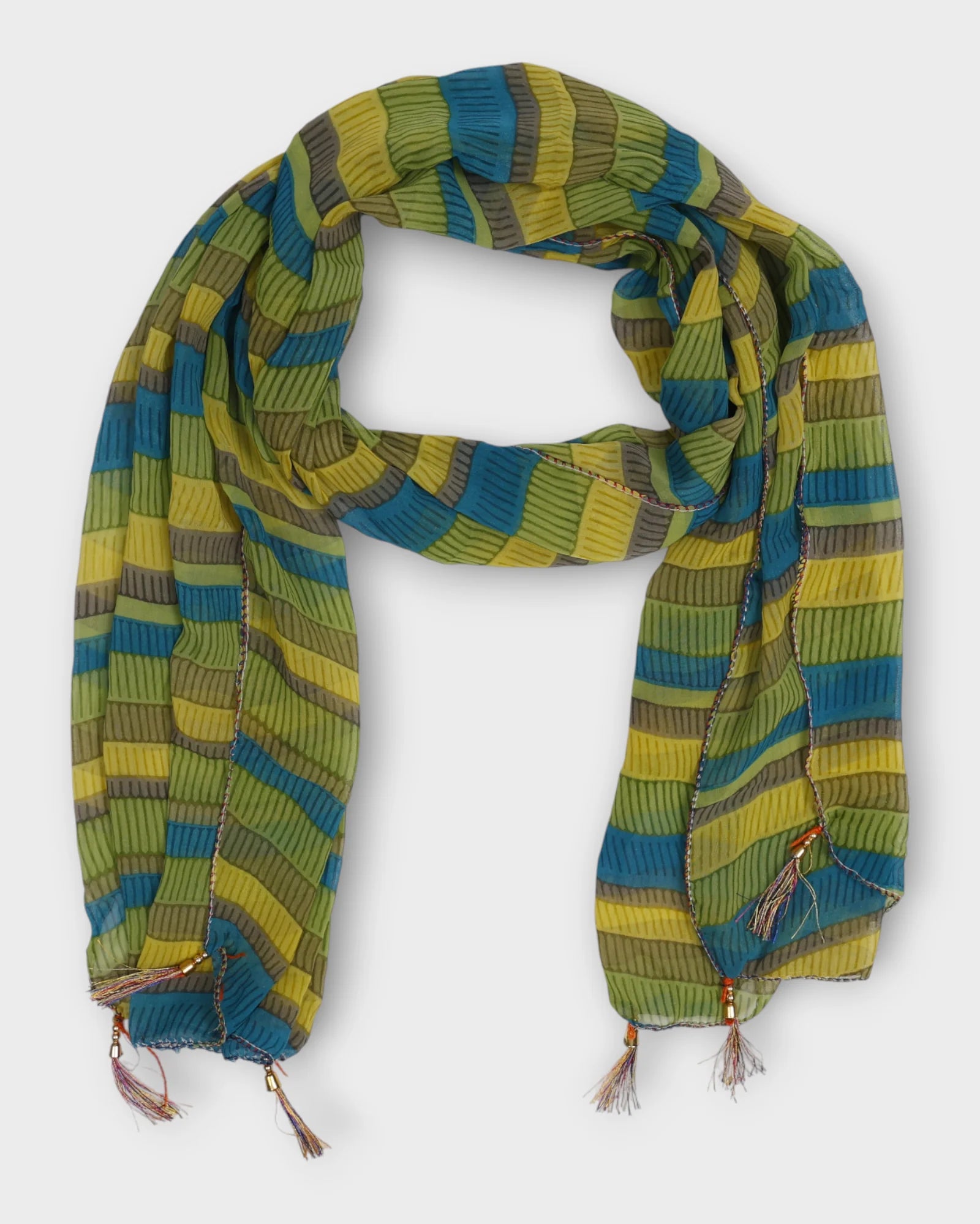 Fashionable Striped Wraparound