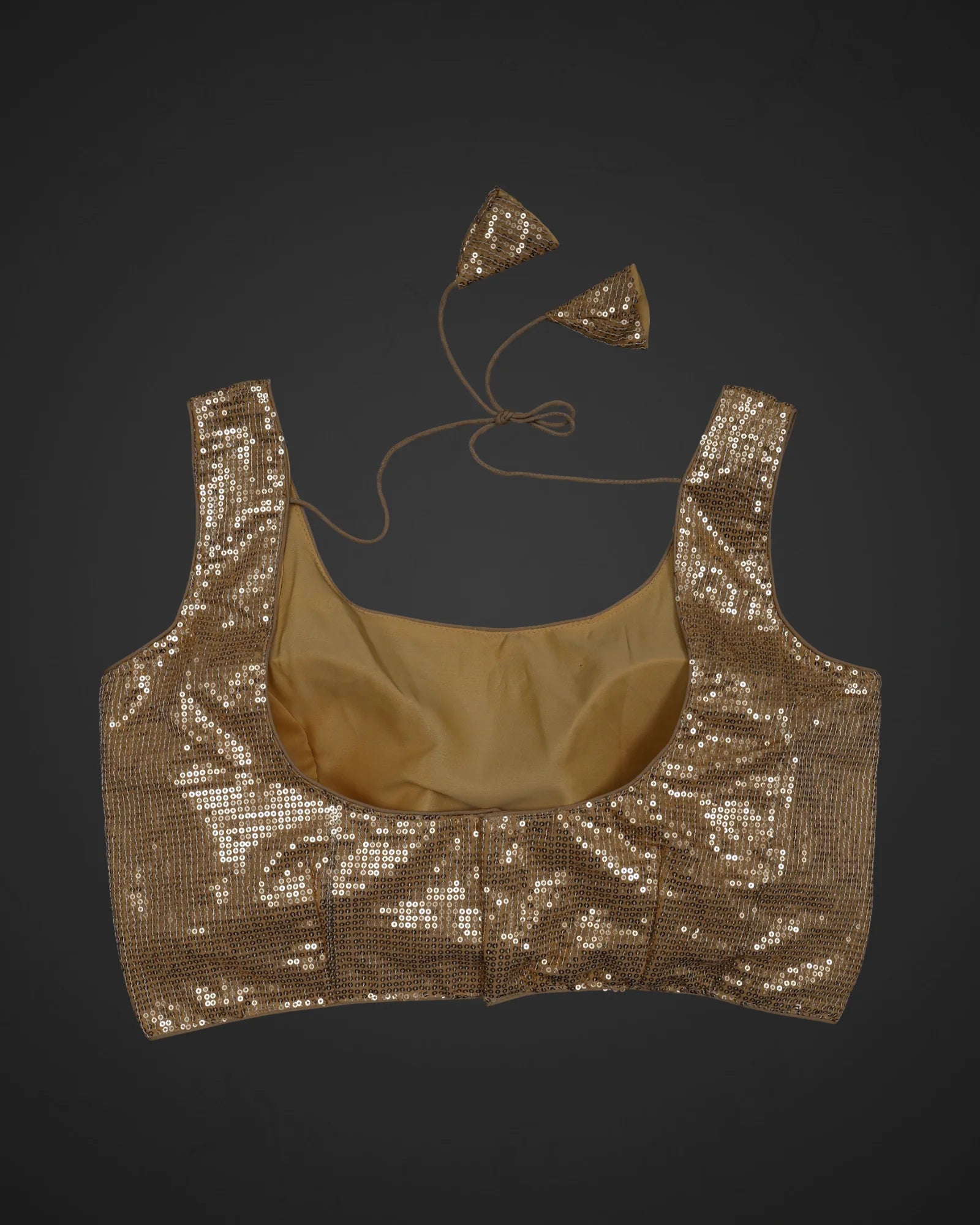 Georgette Cutout Back Readymade Blouse